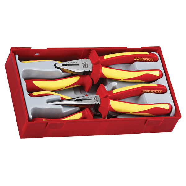 4pc MB 1000V VDE Plier Set - TC-Tray